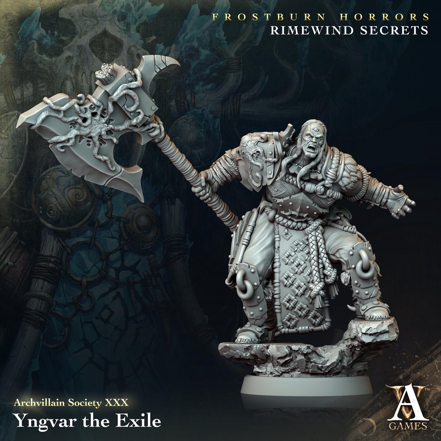 Archvillain Games : Archvillain Society Vol. XXX | 3D printed miniatures |Tabletop Games 32 mm | Dungeons and Dragons | Wargame | RPG