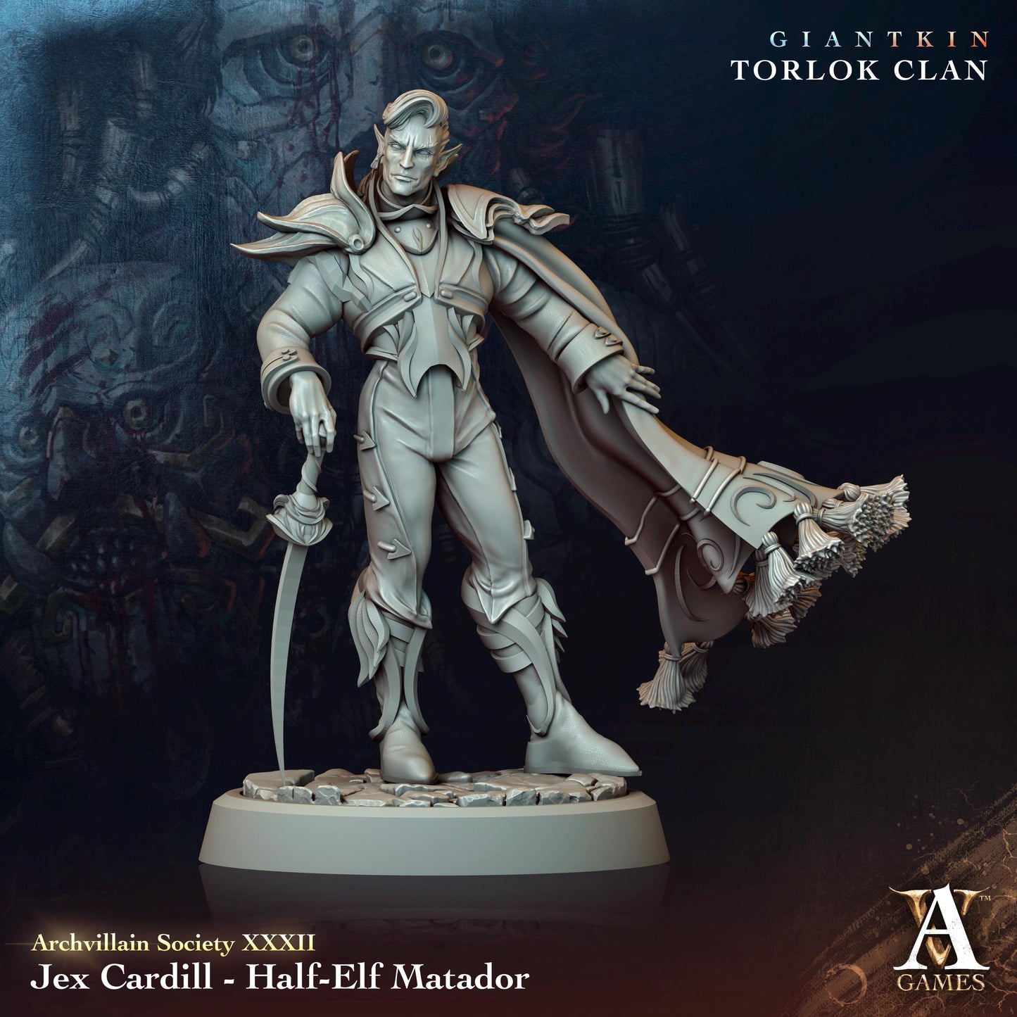 Archvillain Games : Archvillain Society Vol. XXXII | 3D printed miniatures |Tabletop Games 32 mm | Dungeons and Dragons | Wargame | RPG