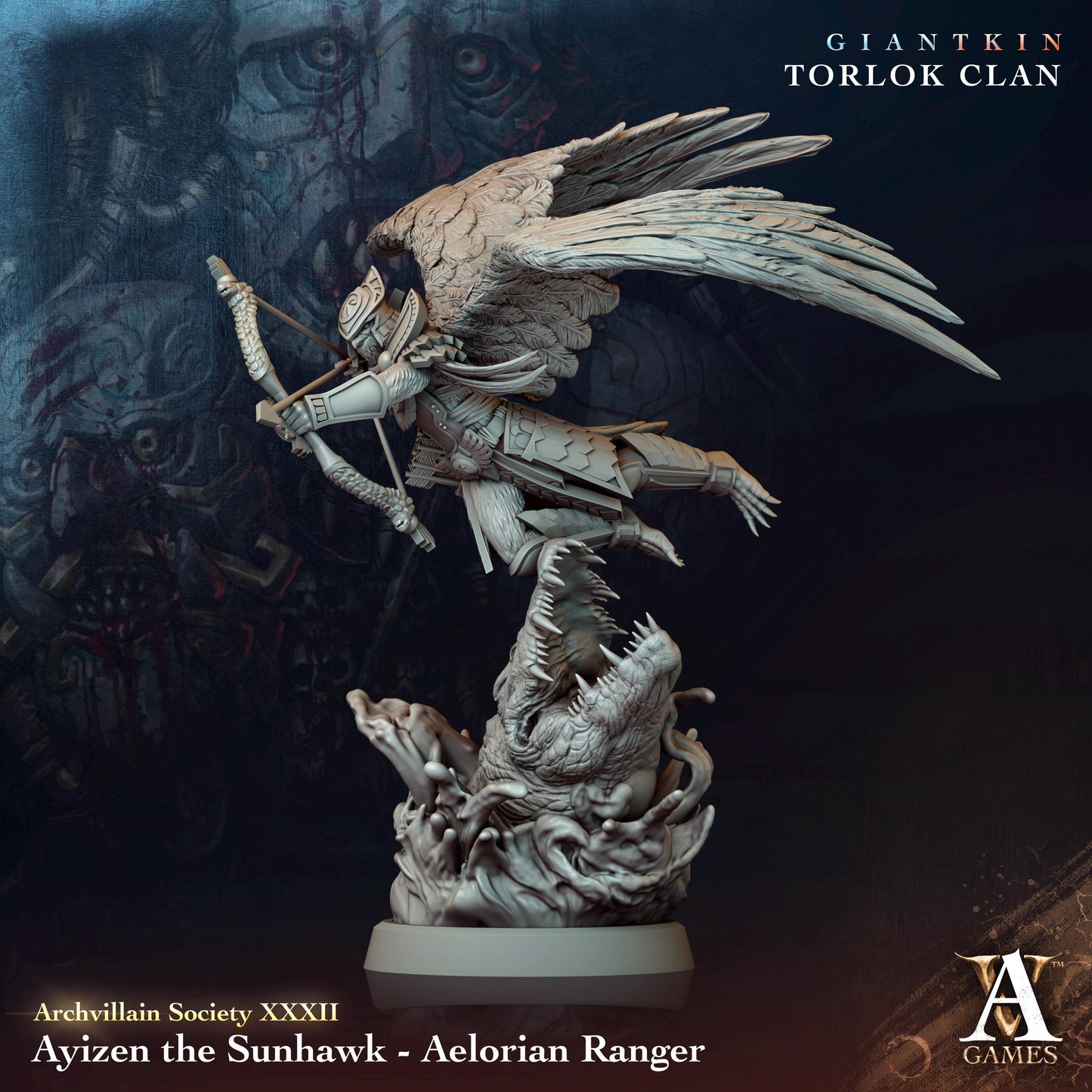 Archvillain Games : Archvillain Society Vol. XXXII | 3D printed miniatures |Tabletop Games 32 mm | Dungeons and Dragons | Wargame | RPG