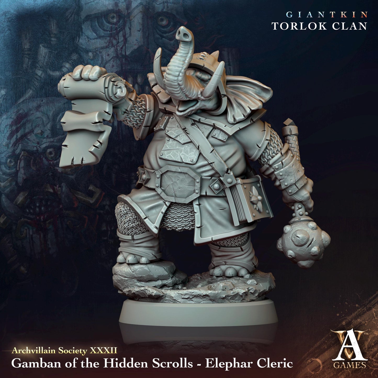 Archvillain Games : Archvillain Society Vol. XXXII | 3D printed miniatures |Tabletop Games 32 mm | Dungeons and Dragons | Wargame | RPG
