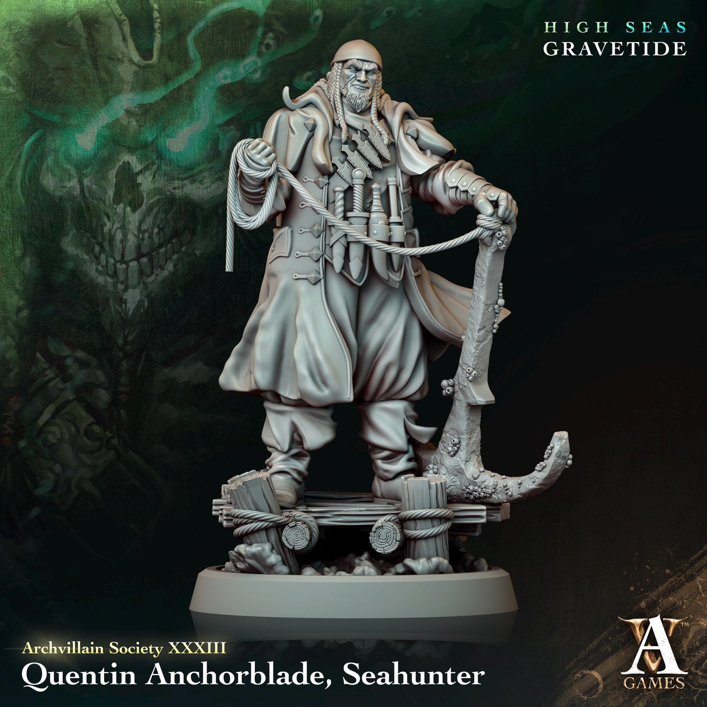 Archvillain Games : Archvillain Society Vol. XXXIII| 3D printed miniatures |Tabletop Games 32 mm | Dungeons and Dragons | Wargame | RPG
