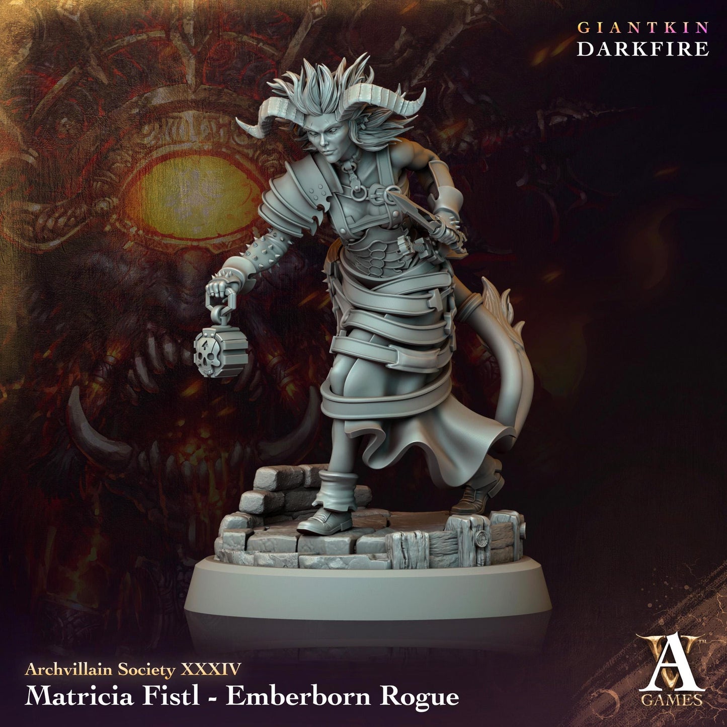 Archvillain Games : Archvillain Society Vol. XXXIV | 3D printed miniatures |Tabletop Games 32 mm | Dungeons and Dragons | Wargame | RPG