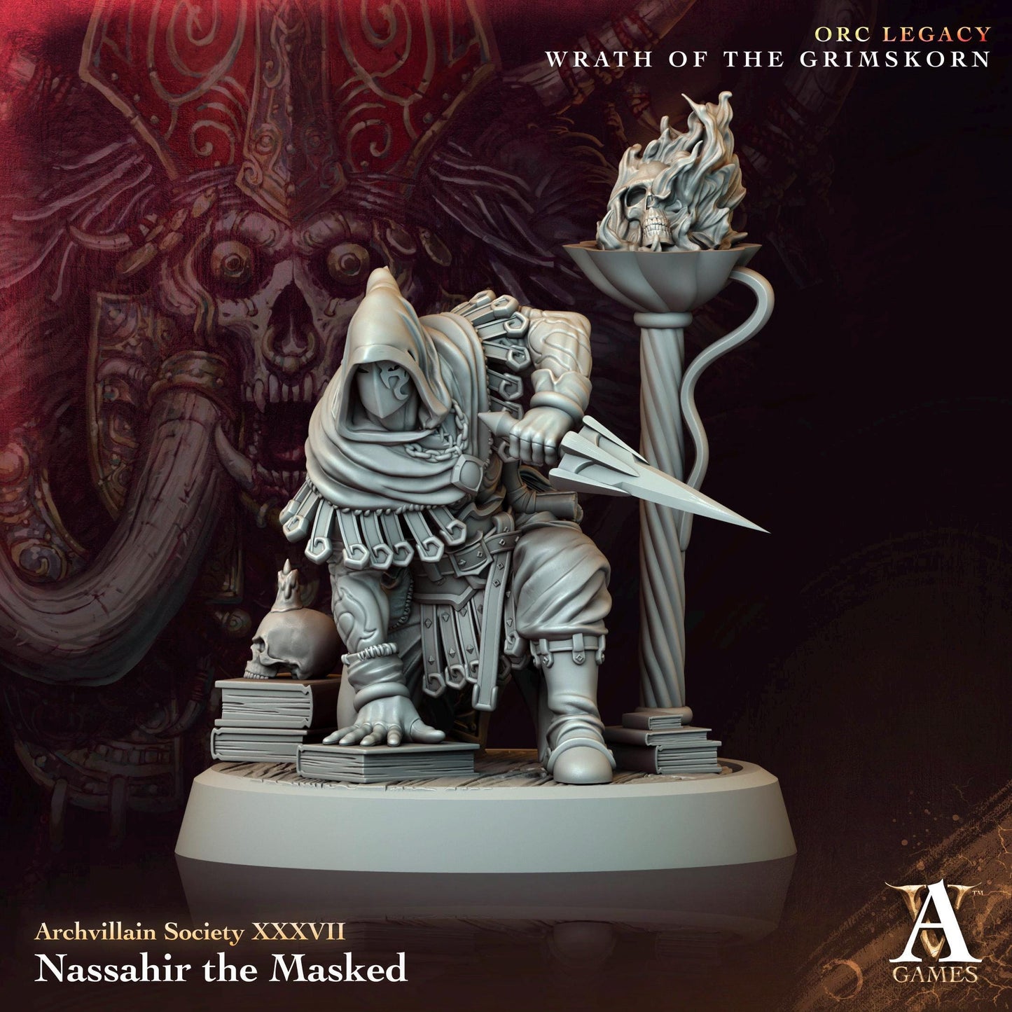 Archvillain Games : Archvillain Society Vol. XXXVII | 3D printed miniatures |Tabletop Games 32 mm | Dungeons and Dragons | Wargame | RPG