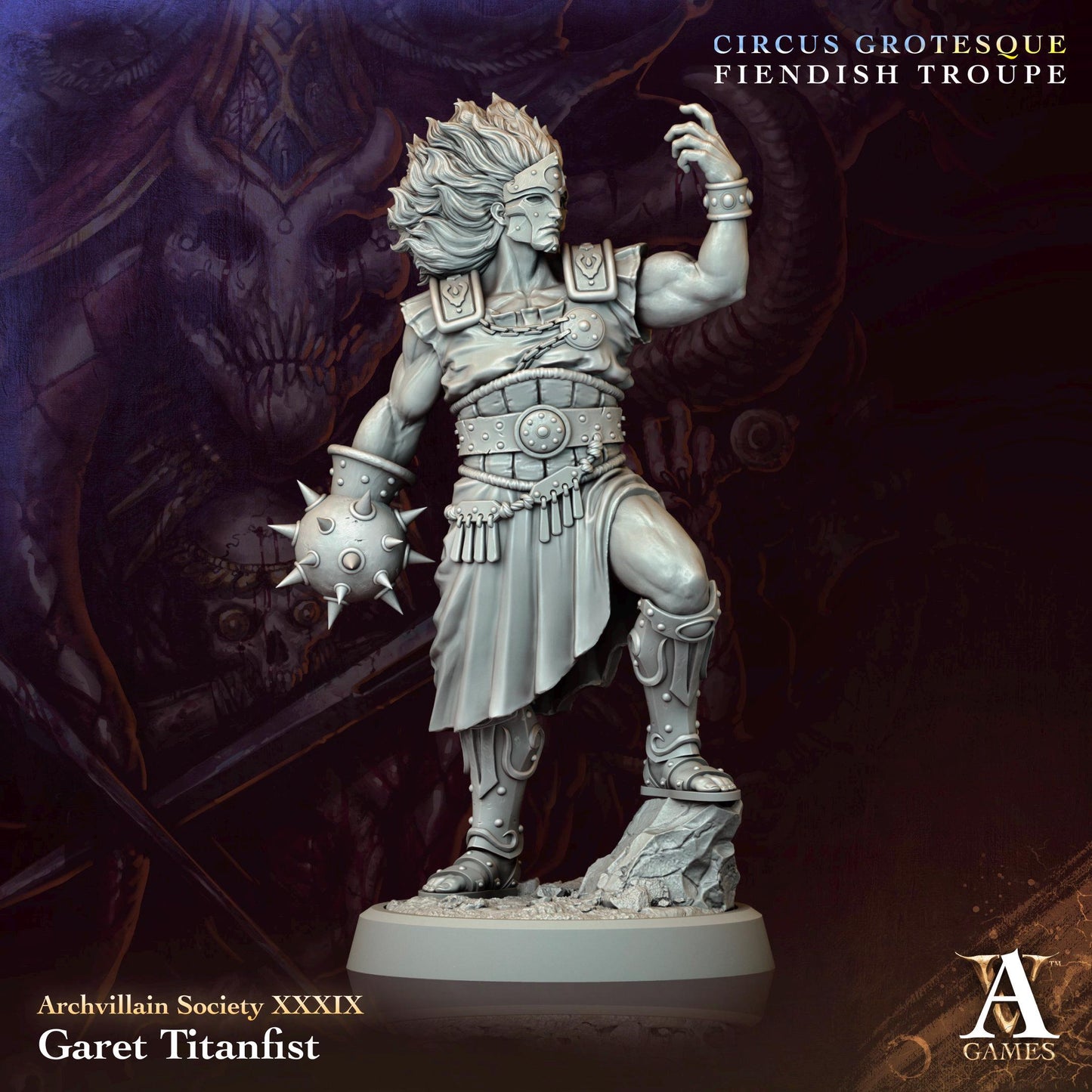 Archvillain Games : Archvillain Society Vol. XXXIX | 3D printed miniatures |Tabletop Games 32 mm | Dungeons and Dragons | Wargame | RPG