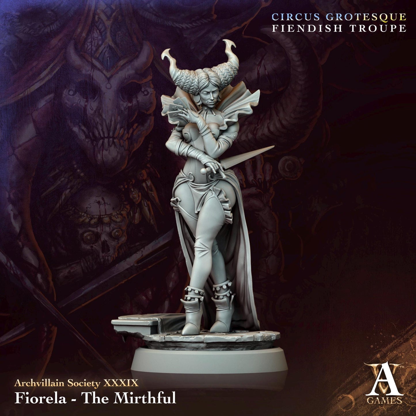 Archvillain Games : Archvillain Society Vol. XXXIX | 3D printed miniatures |Tabletop Games 32 mm | Dungeons and Dragons | Wargame | RPG
