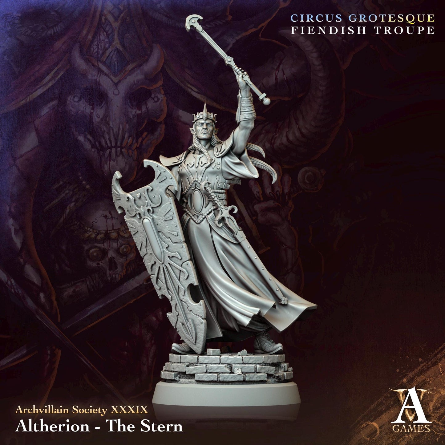 Archvillain Games : Archvillain Society Vol. XXXIX | 3D printed miniatures |Tabletop Games 32 mm | Dungeons and Dragons | Wargame | RPG