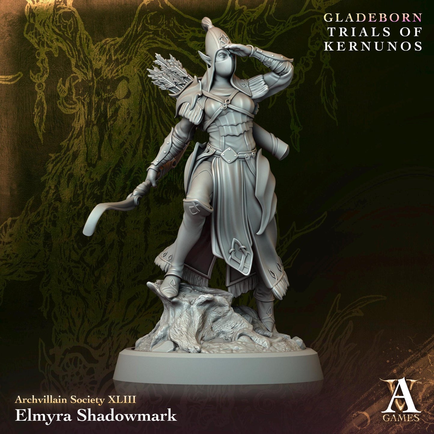 Archvillain Games : Archvillain Society Vol. XLIII | 3D printed miniatures |Tabletop Games 32 mm | Dungeons and Dragons | Wargame | RPG