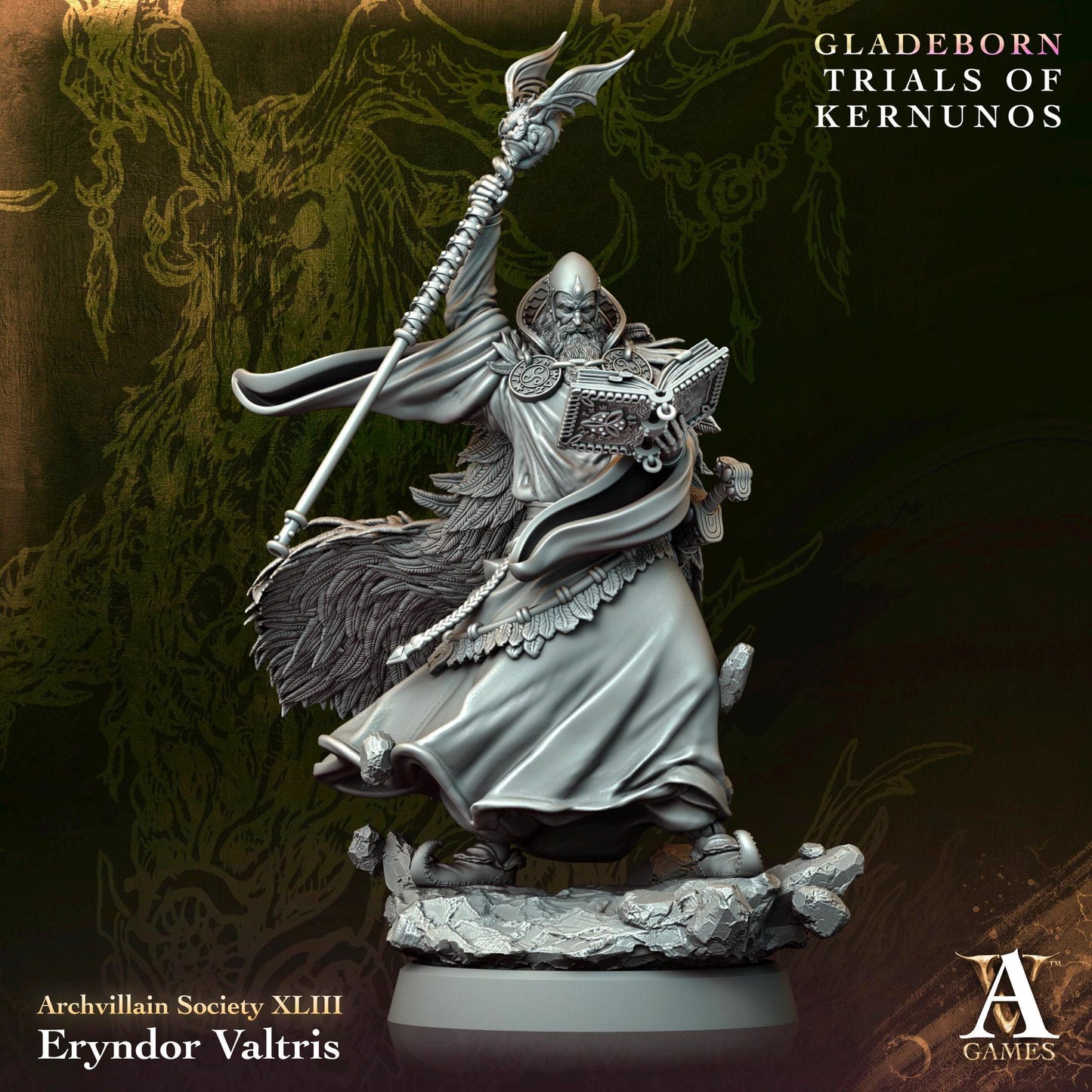 Archvillain Games : Archvillain Society Vol. XLIII | 3D printed miniatures |Tabletop Games 32 mm | Dungeons and Dragons | Wargame | RPG