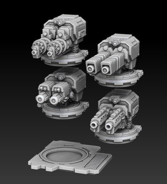 Silver Wardens - Ferox Series Grav Transports | DMGMinis | Wargaming | Tabletop games | 32mm scale | Grimdark compatible