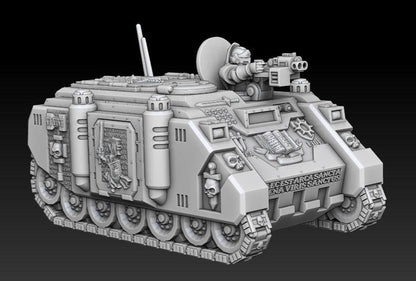 Silver Wardens - Ferox Series Grav Transports | DMGMinis | Wargaming | Tabletop games | 32mm scale | Grimdark compatible