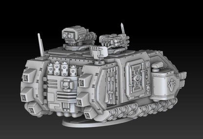 Silver Wardens - Grav Raider Tank-Troop Carrier | DMGMinis | Wargaming | Tabletop games | 32mm scale | Grimdark compatible