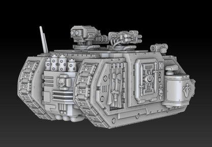 Silver Wardens - Grav Raider Tank-Troop Carrier | DMGMinis | Wargaming | Tabletop games | 32mm scale | Grimdark compatible