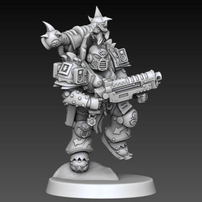 Chaos - Chaos - Cult of Excess Marines | DMGMinis | 3D printed miniatures | Wargaming | Tabletop games | 32mm scale | Grimdark compatible