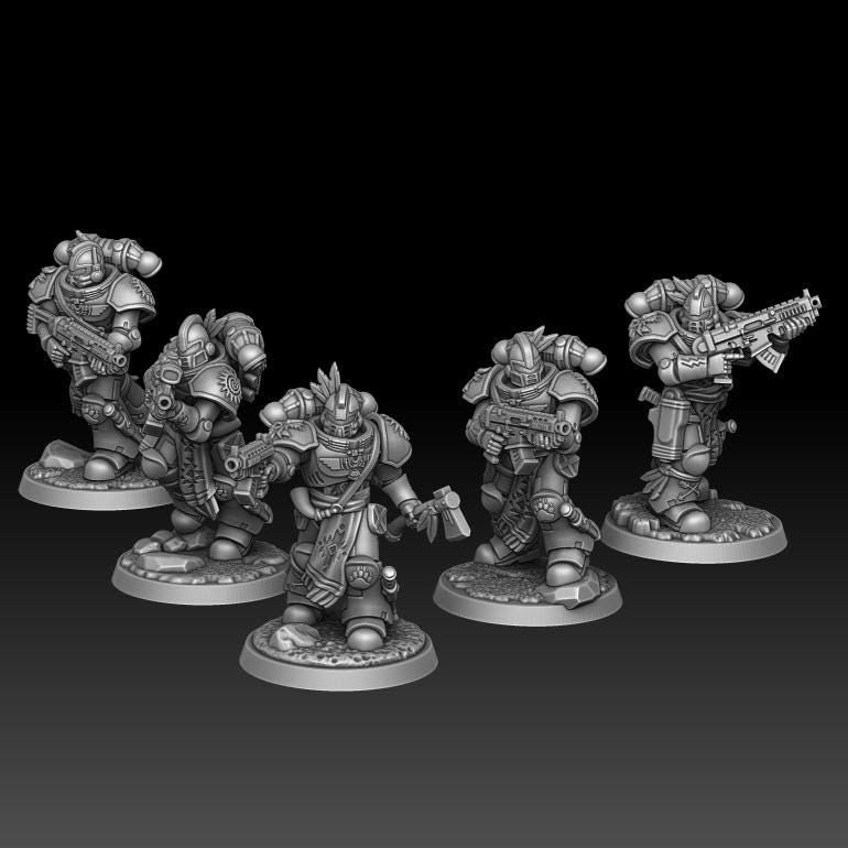 Guardians of the Path - Intercessionists | DMGMinis | Wargaming | Tabletop games | 32mm scale | Grimdark compatible
