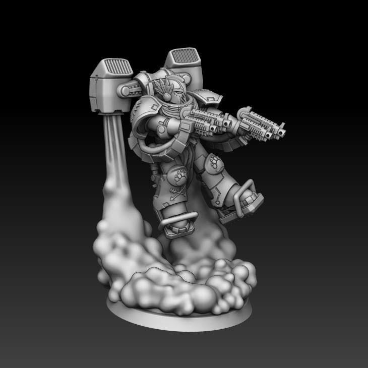 Guardians of the Path - Inception Jump Troops | DMGMinis | Wargaming | Tabletop games | 32mm scale | Grimdark compatible