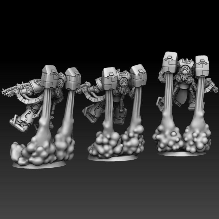 Guardians of the Path - Inception Jump Troops | DMGMinis | Wargaming | Tabletop games | 32mm scale | Grimdark compatible