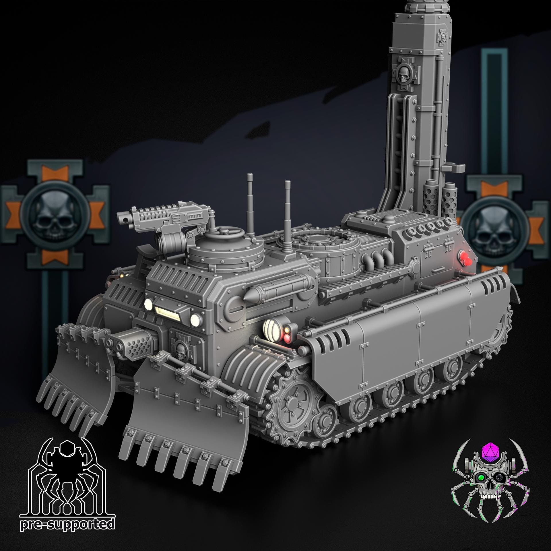 Korps Of Ashes - Nightmare | EightLegs Miniatures | Wargaming | Tabletop | Minifigure |28mm scale| 32mm scale | Grimdark compatible