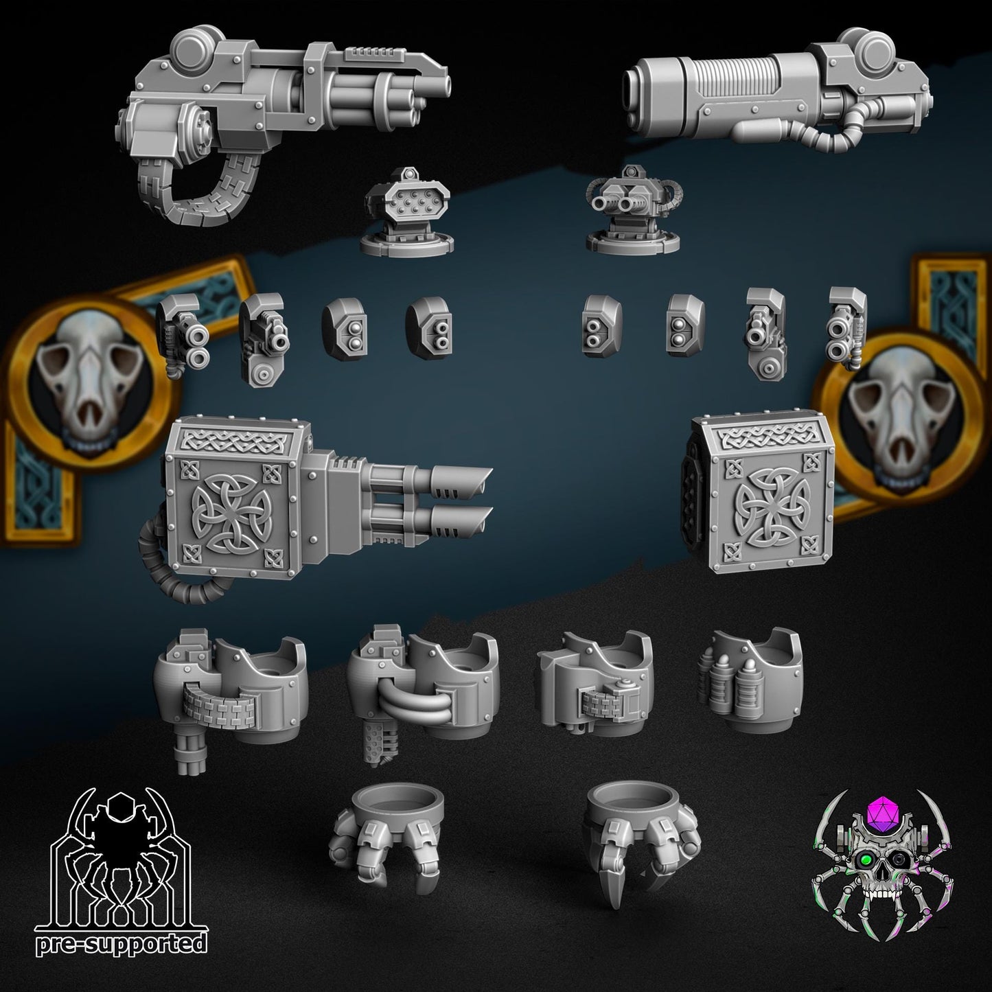 Eternal Protector Sons of the Storm | Eightlegs Miniatures| 3D Printed Minifigure | Wargaming | Tabletop | Grimdark compatible