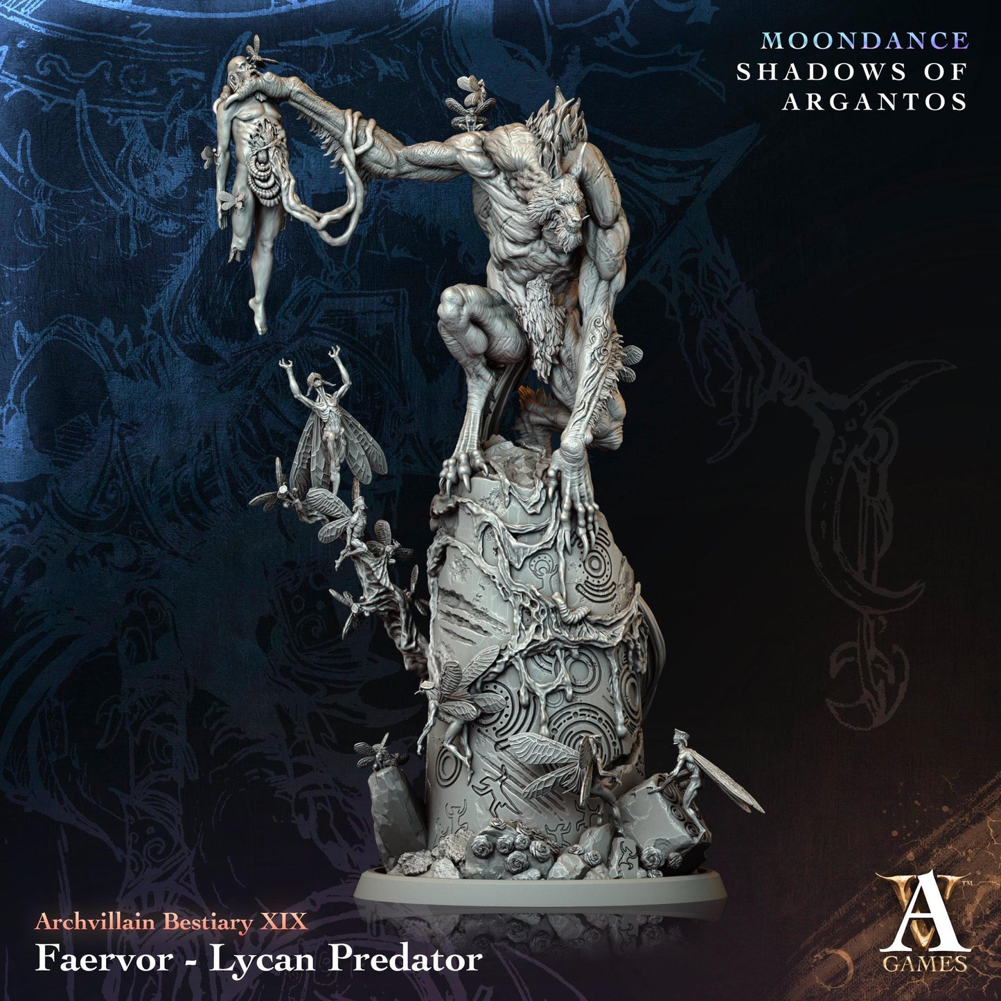 Archvillain Games : Archvillain Bestiary Vol. XIX | 3D printed miniature | Tabletop Games 32 mm | Dungeons and Dragons | Wargame | TTRPG