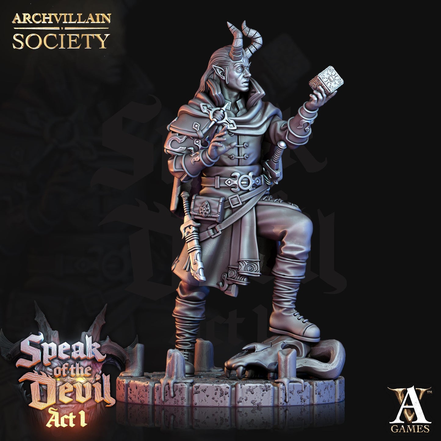 Archvillain Games : Archvillain Society Vol. I | 3D printed miniatures |Tabletop Games 32 mm | Dungeons and Dragons | Wargame | RPG