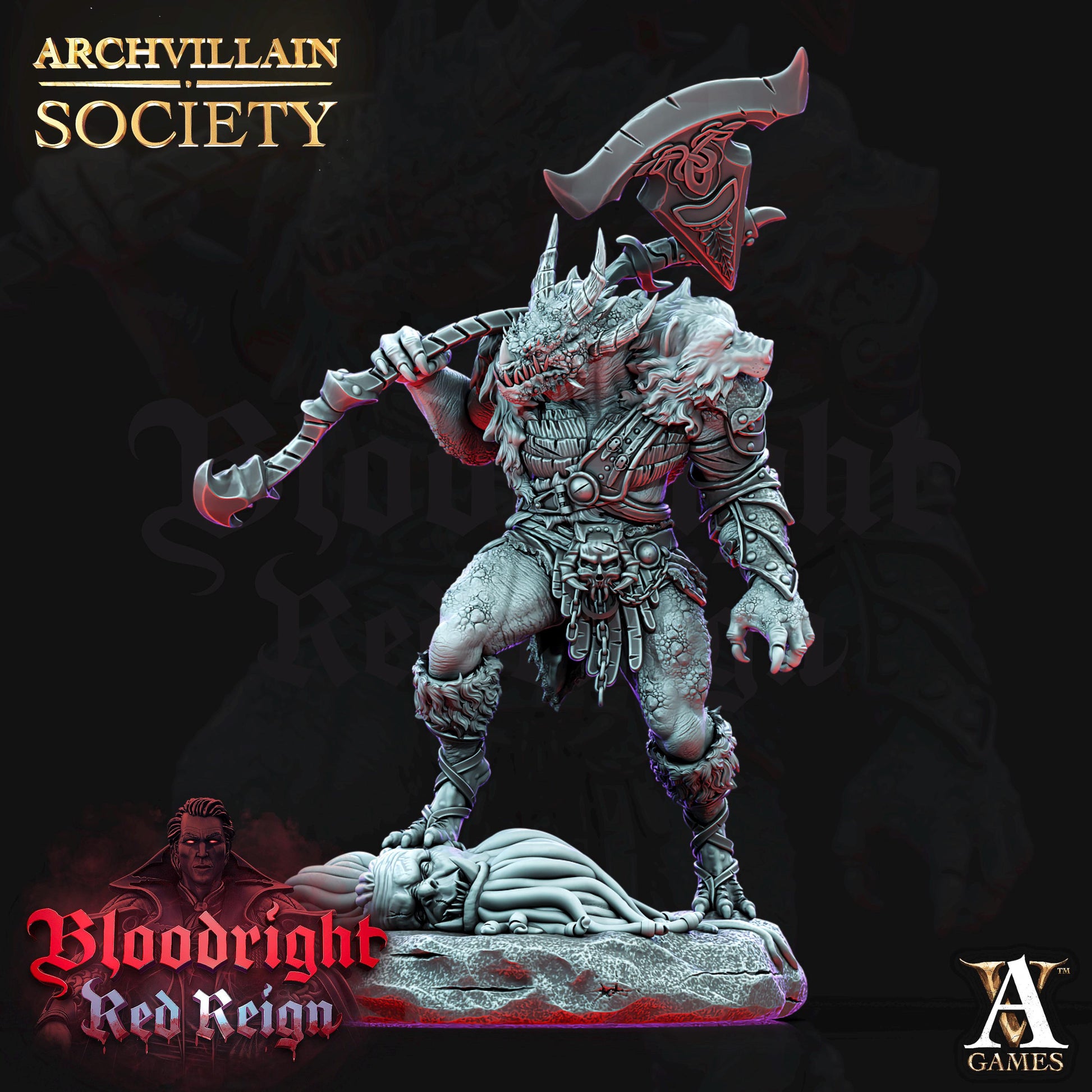 Archvillain Games : Archvillain Society Vol. IV | 3D printed miniatures |Tabletop Games 32 mm | Dungeons and Dragons | Wargame | RPG