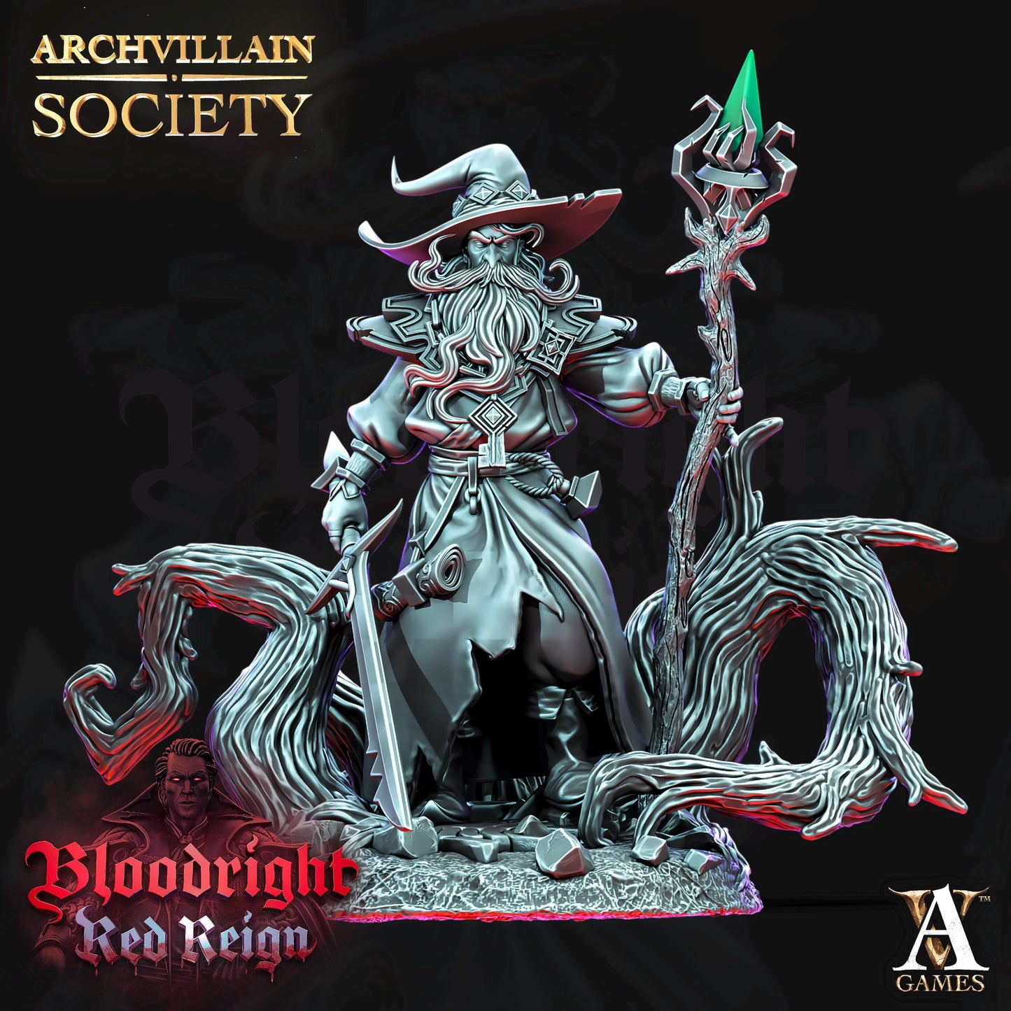 Archvillain Games : Archvillain Society Vol. IV | 3D printed miniatures |Tabletop Games 32 mm | Dungeons and Dragons | Wargame | RPG