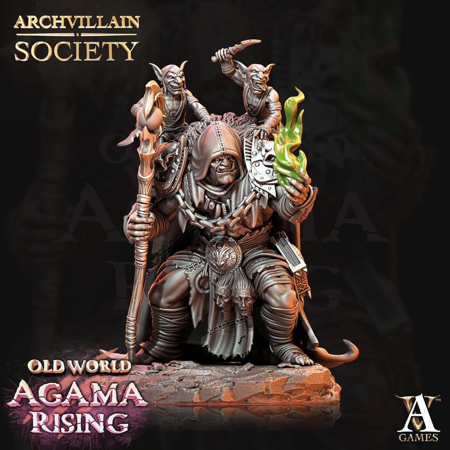Archvillain Games : Archvillain Society Vol. II | 3D printed miniatures |Tabletop Games 32 mm | Dungeons and Dragons | Wargame | RPG