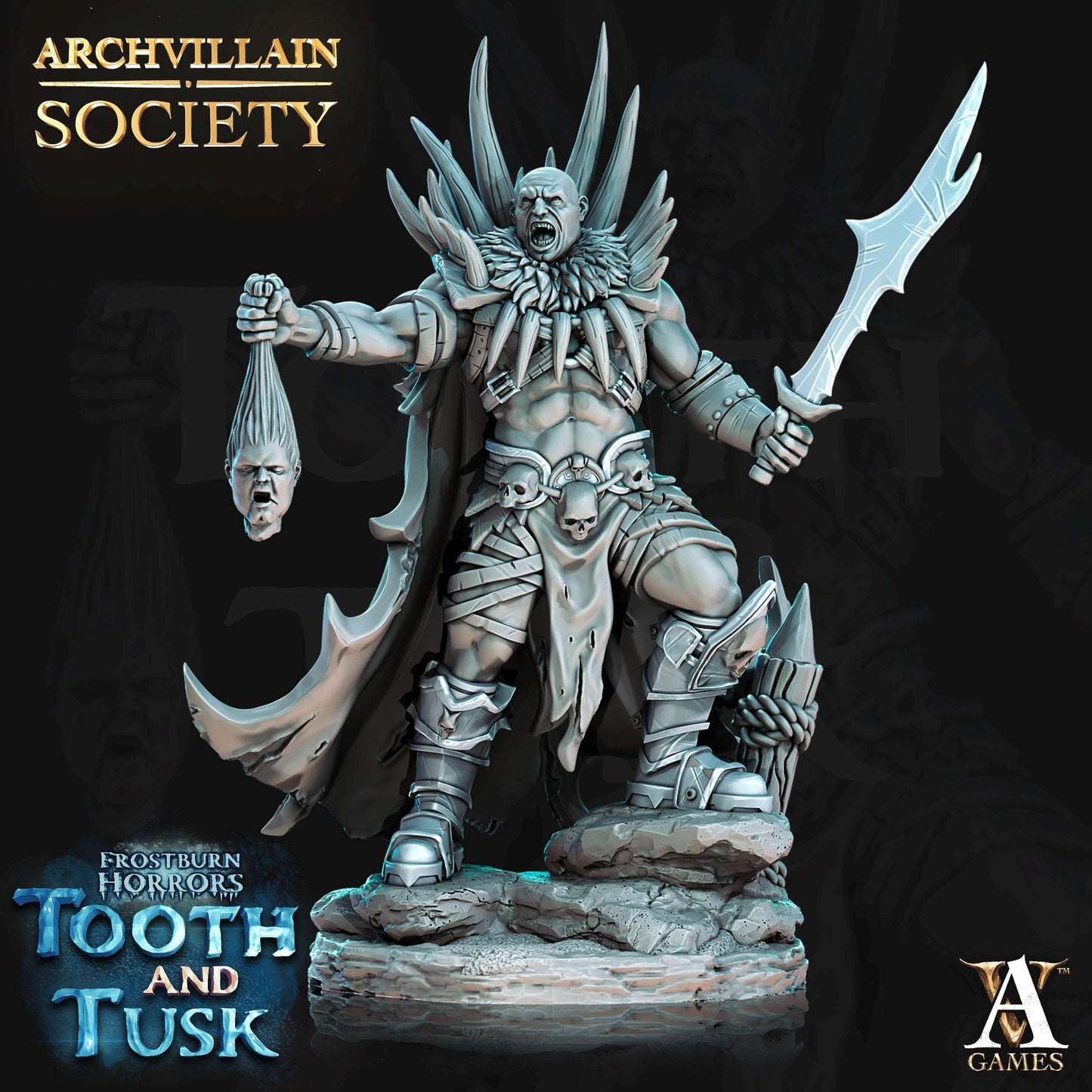 Archvillain Games : Archvillain Society Vol. VI | 3D printed miniatures |Tabletop Games 32 mm | Dungeons and Dragons | Wargame | RPG