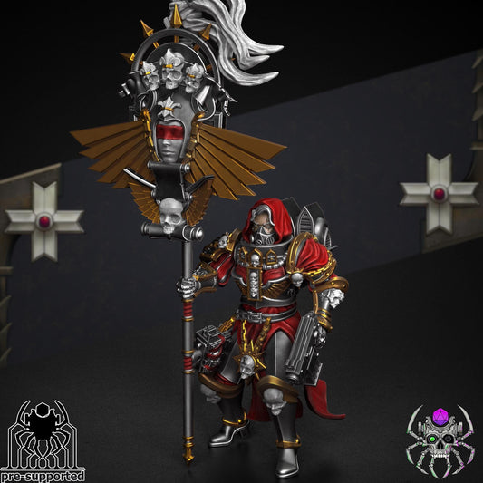 The Widows Signifier | EightLegs Miniatures | 3D printed Miniature | OPR compatible