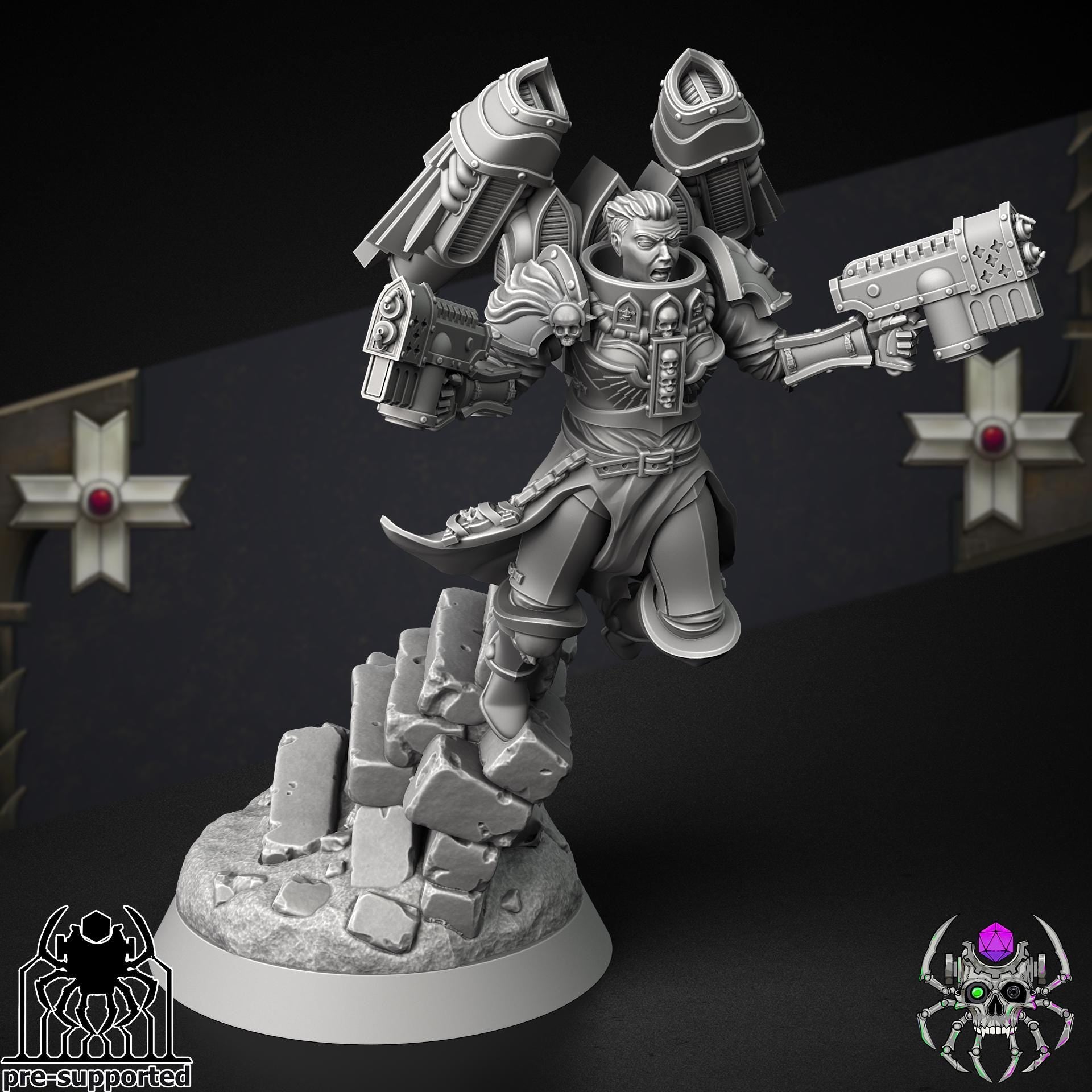 Widows Erelim Squad | EightLegs Miniatures | 3D printed Miniature | OPR compatible