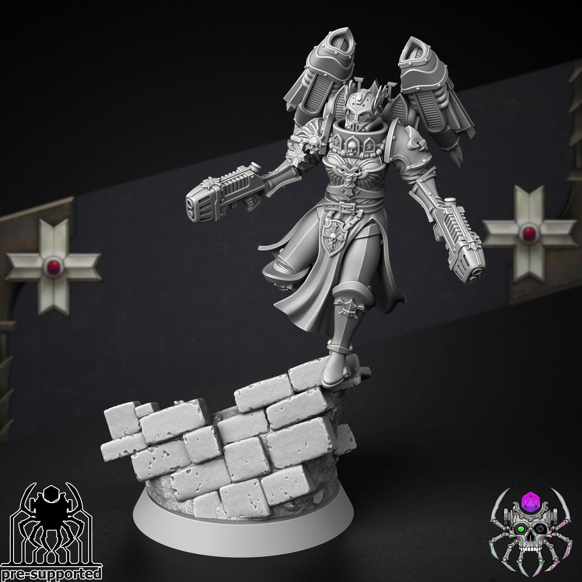 Widows Erelim Squad | EightLegs Miniatures | 3D printed Miniature | OPR compatible
