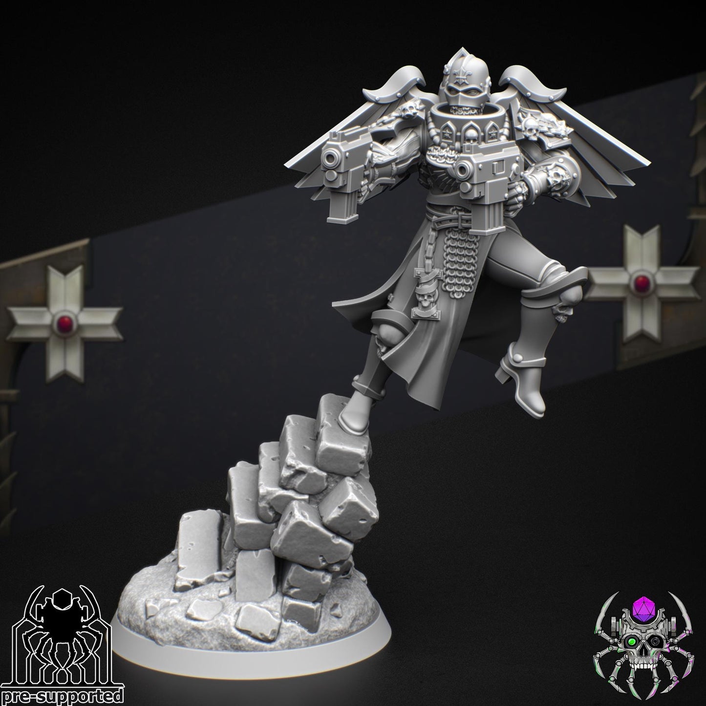 Widows Ishim Squad | EightLegs Miniatures | 3D printed Miniature | OPR compatible