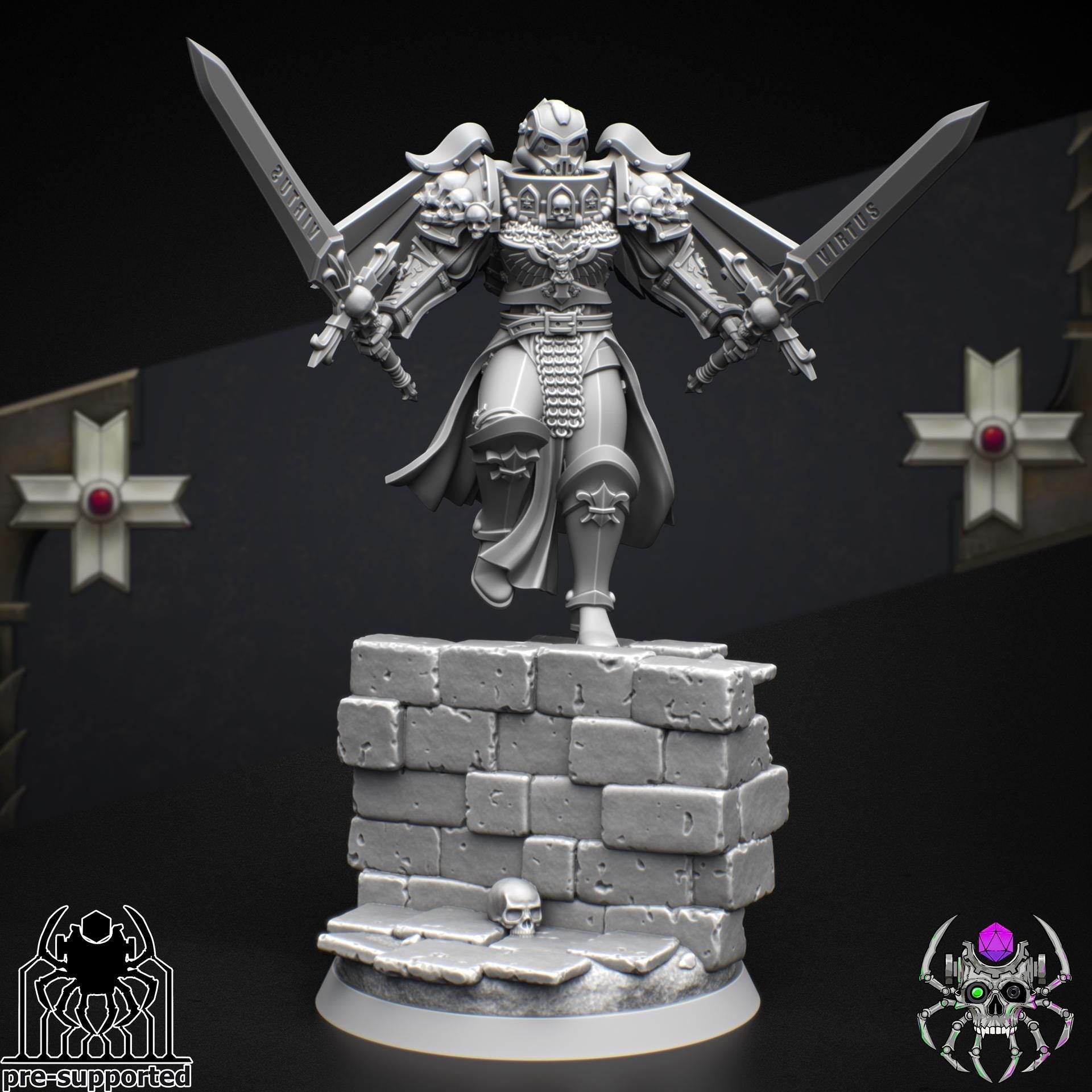 Widows Ishim Squad | EightLegs Miniatures | 3D printed Miniature | OPR compatible
