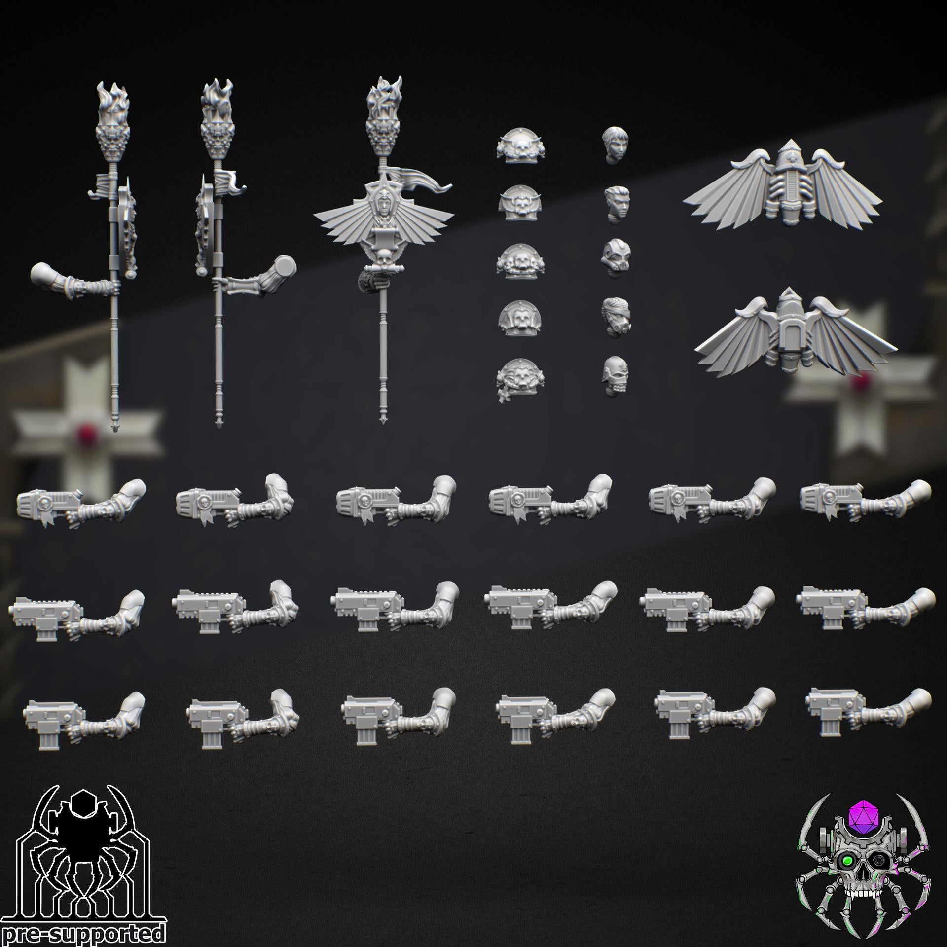 Widows Ishim Squad | EightLegs Miniatures | 3D printed Miniature | OPR compatible