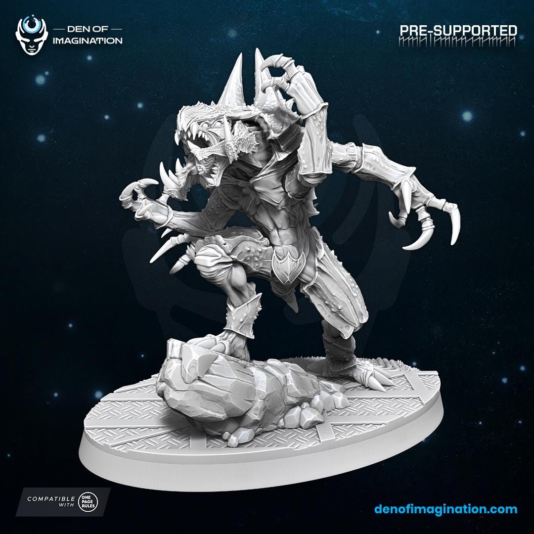 Hive Kelth Abductor Prime | WildMesh | 3D printed Miniature | OPR compatible