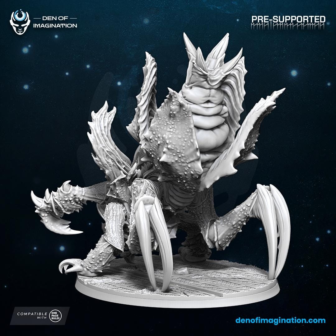 Hive Kelth Heavy Artillery | WildMesh | 3D printed Miniature | OPR compatible