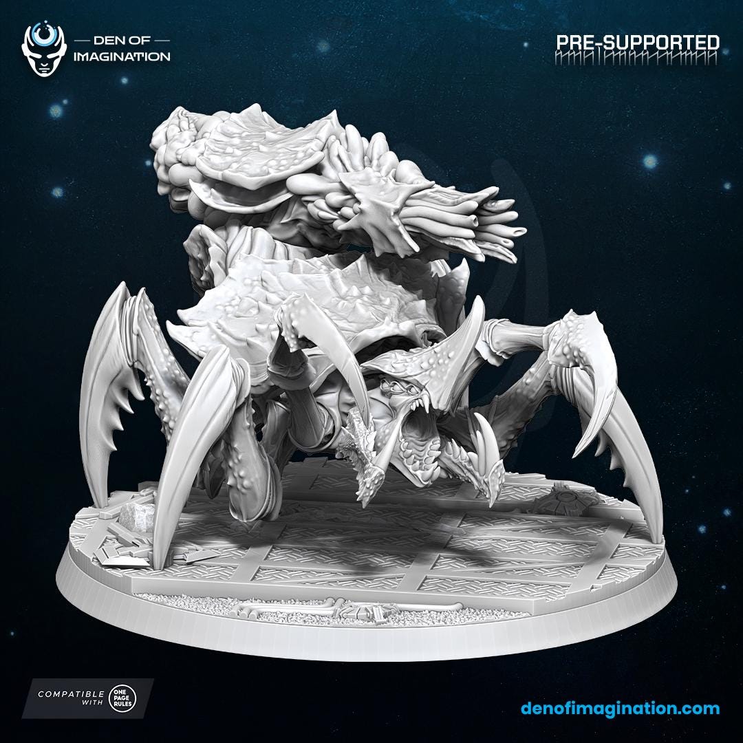 Hive Kelth Living Artillery | WildMesh | 3D printed Miniature | OPR compatible