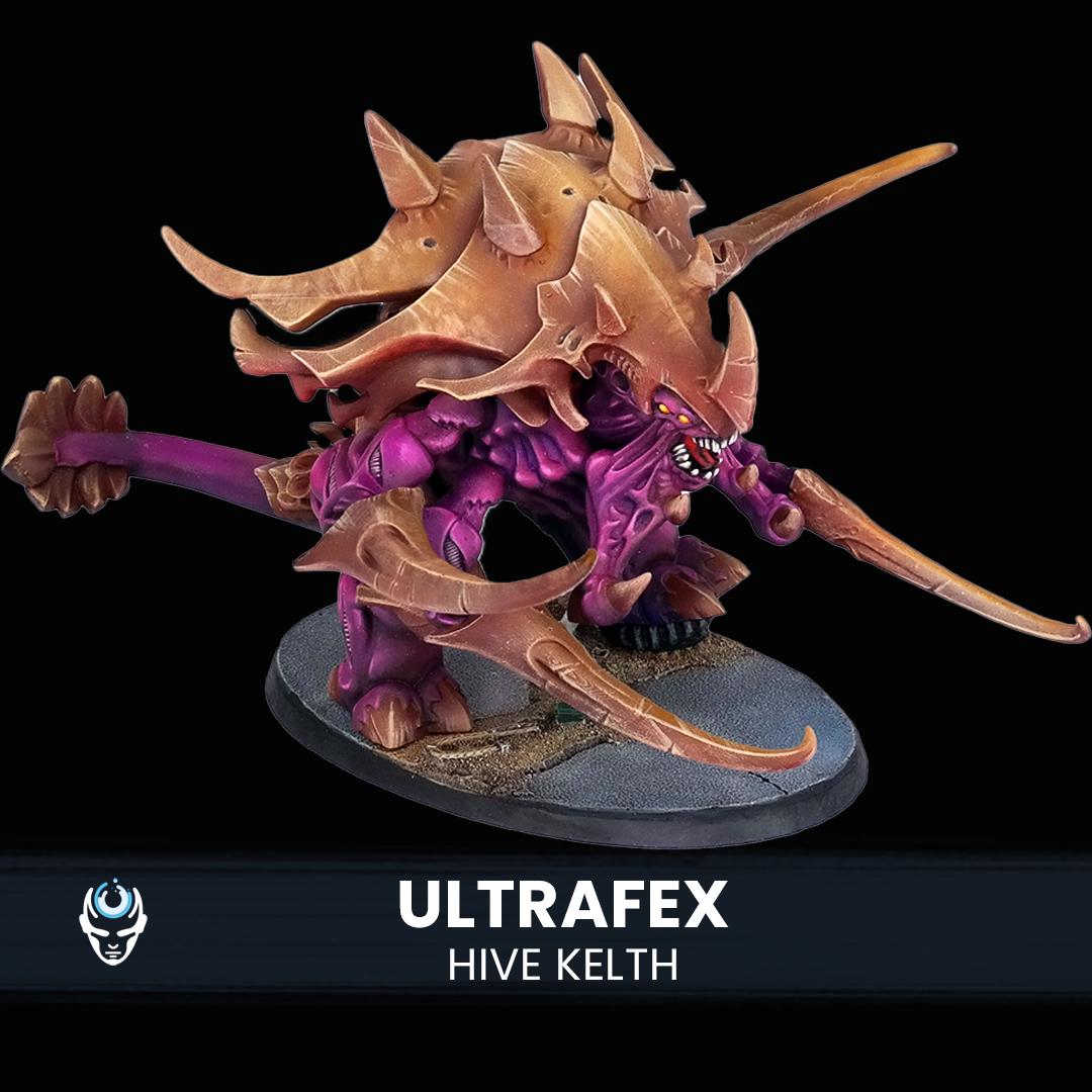 Ultrafex Hive Kelt Ram | WildMesh | 3D printed Miniature | OPR compatible