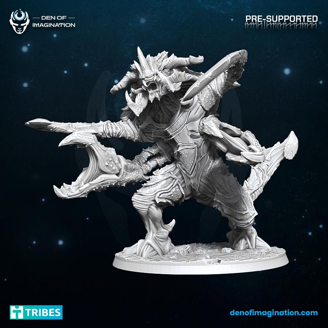 Ultrafex Prime Hive Kelt Ram | WildMesh | 3D printed Miniature | OPR compatible