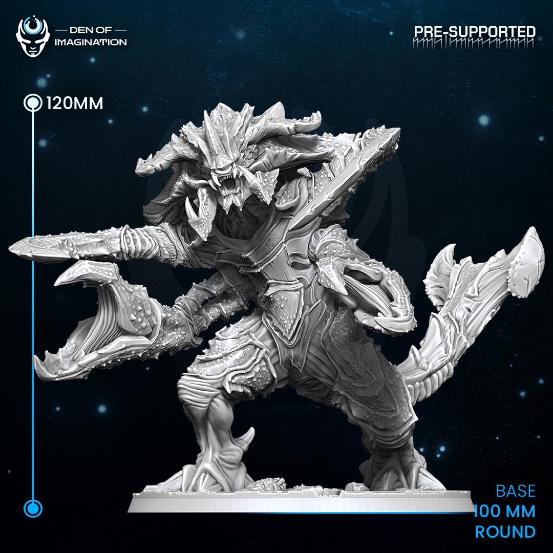Ultrafex Prime Hive Kelt Ram | WildMesh | 3D printed Miniature | OPR compatible