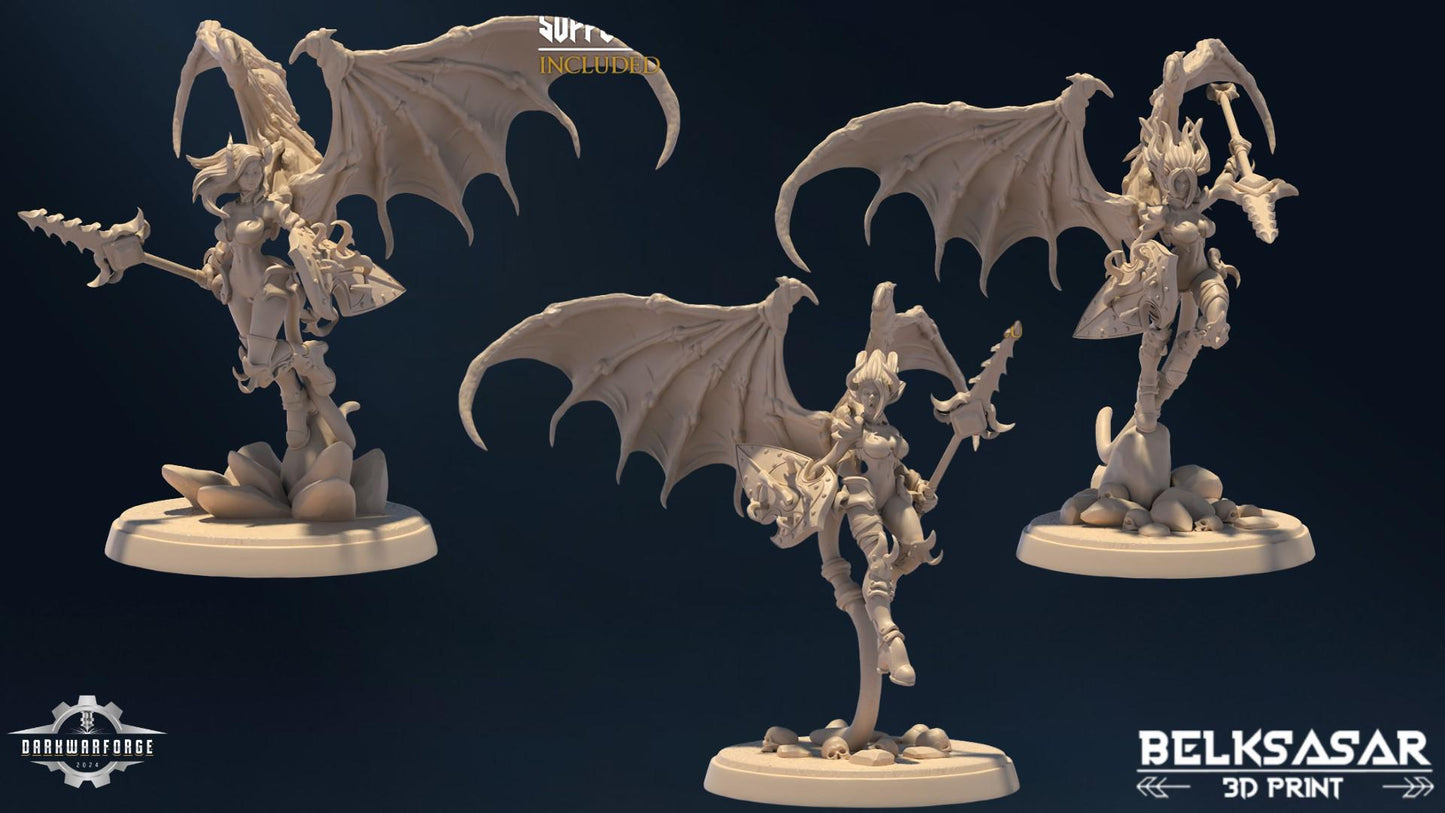 Belksasar: Daugthers of Mayhem | 3D printed miniatures |Tabletop Games 32 mm | Dungeons and Dragons | Wargame | RPG