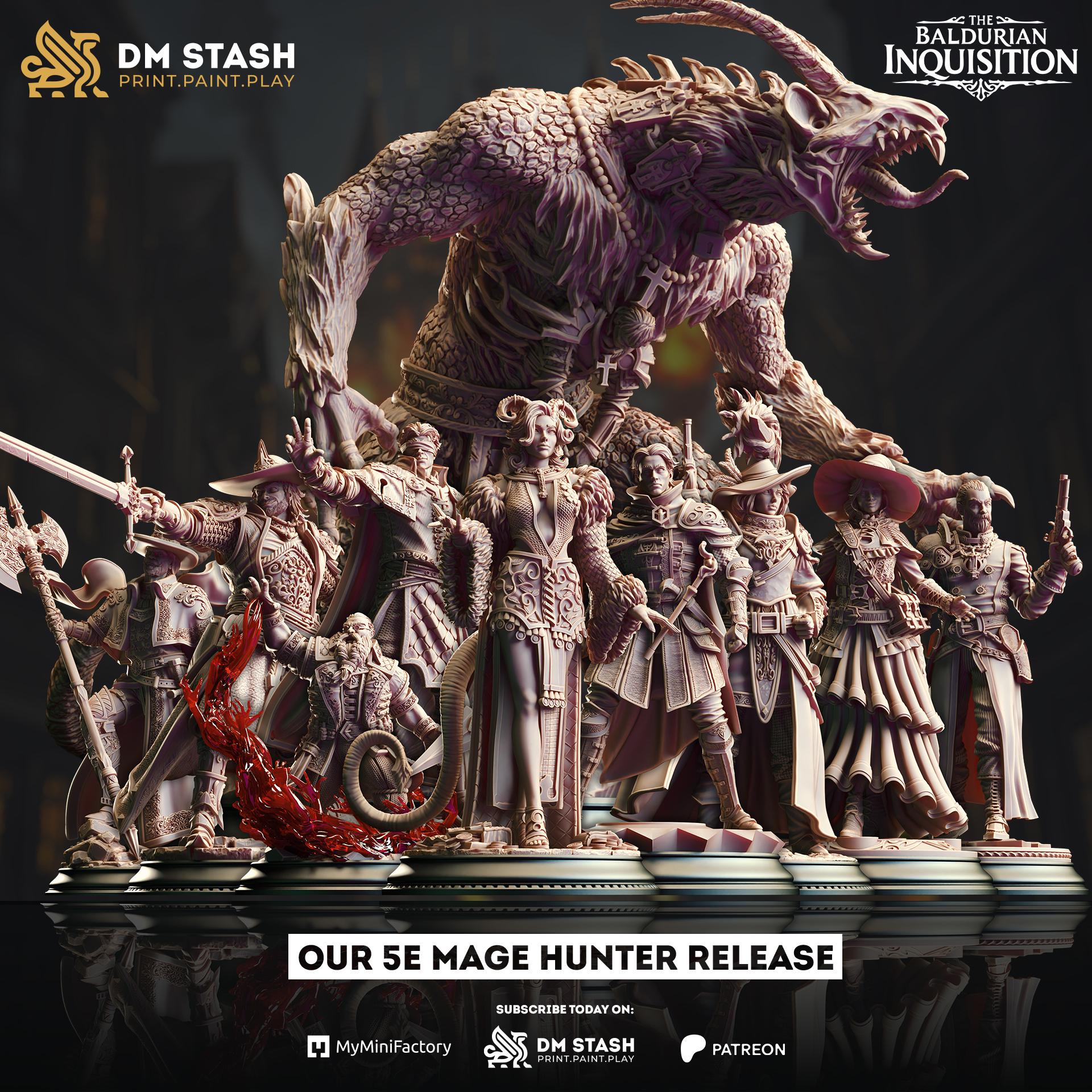 The Baldurian Inquisition: Full Board and Tabletop game | DM Stash | 3D printed | Tabletop Games | Dungeons and Dragons | Wargame