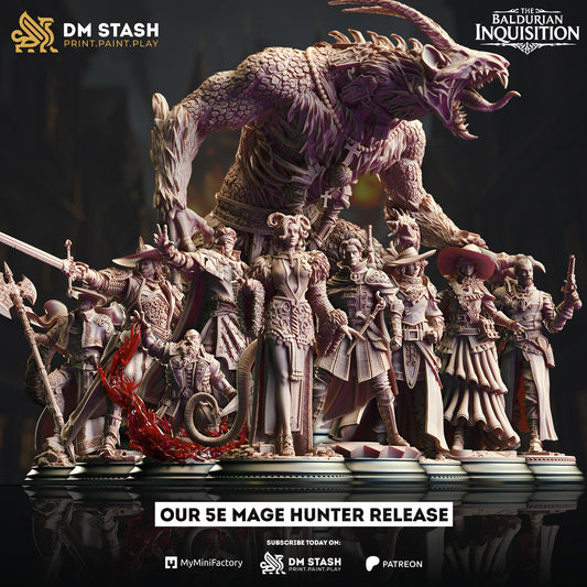 The Baldurian Inquisition: Full Board and Tabletop game | DM Stash | 3D printed | Tabletop Games | Dungeons and Dragons | Wargame