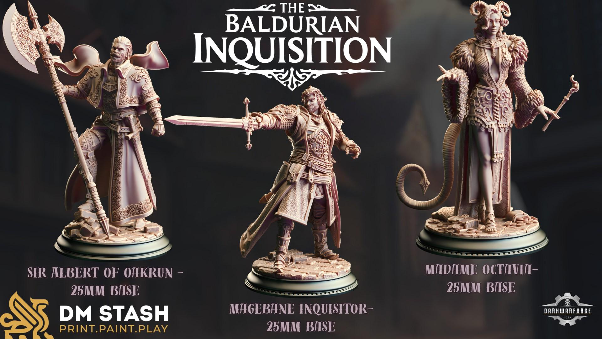 The Baldurian Inquisition: Full Board and Tabletop game | DM Stash | 3D printed | Tabletop Games | Dungeons and Dragons | Wargame