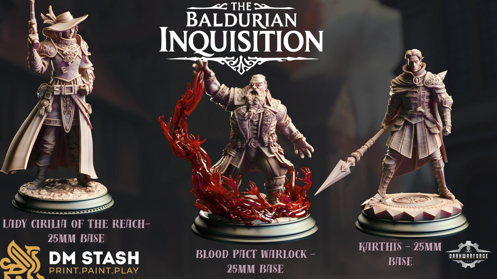 The Baldurian Inquisition: Full Board and Tabletop game | DM Stash | 3D printed | Tabletop Games | Dungeons and Dragons | Wargame