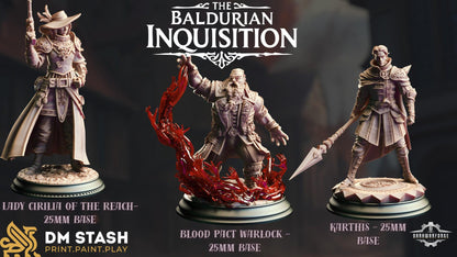 The Baldurian Inquisition: Full Board and Tabletop game | DM Stash | 3D printed | Tabletop Games | Dungeons and Dragons | Wargame