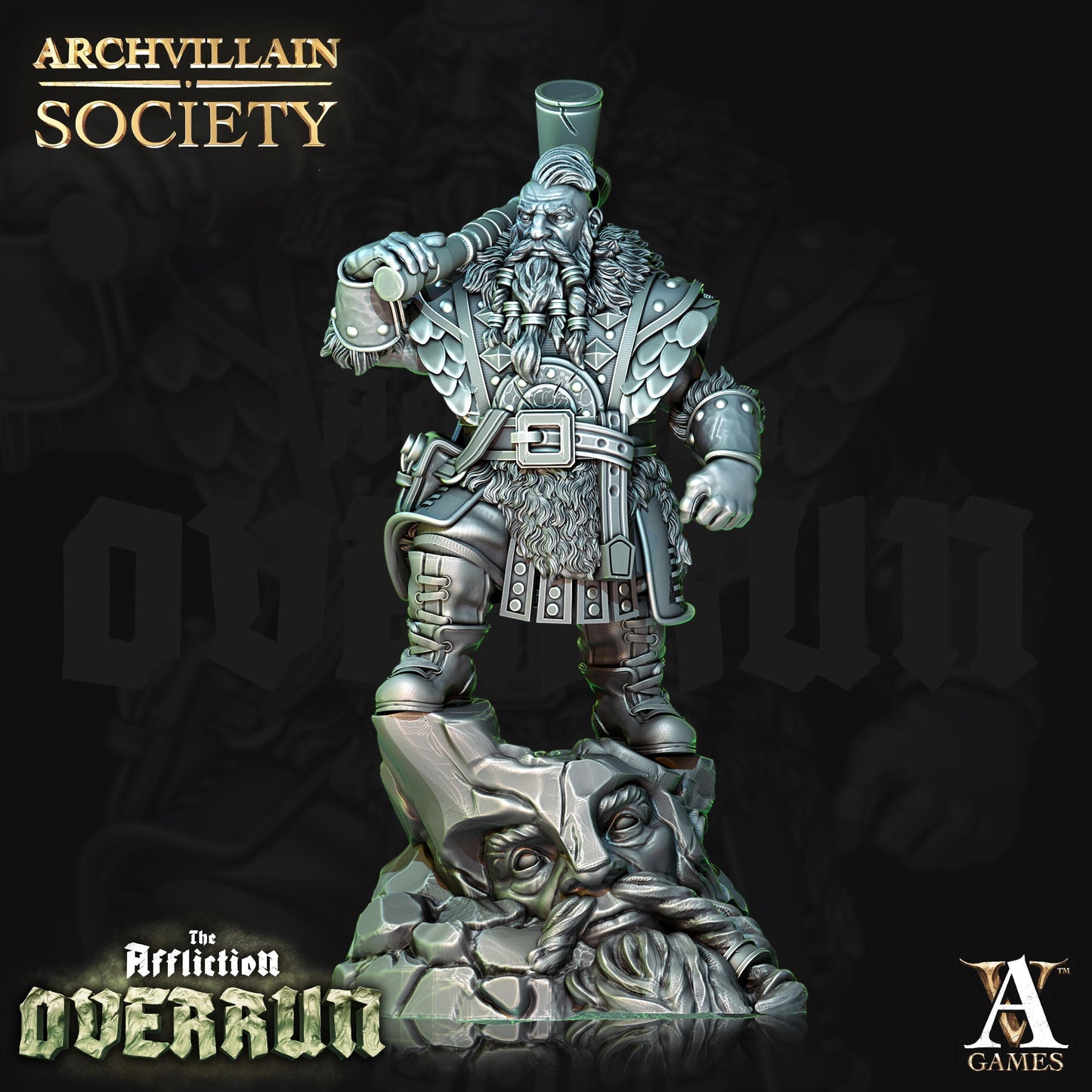 Archvillain Games : Archvillain Society Vol. IX | 3D printed miniatures |Tabletop Games 32 mm | Dungeons and Dragons | Wargame | RPG
