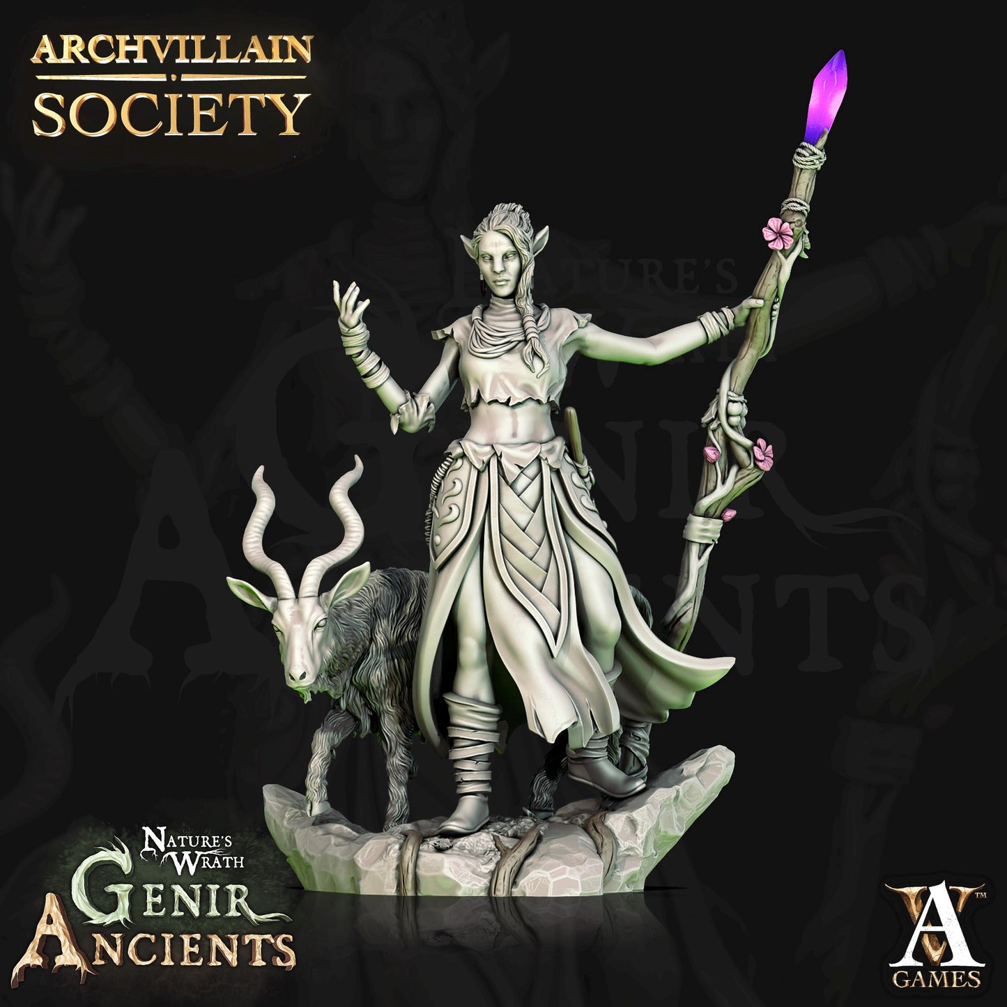 Archvillain Games : Archvillain Society Vol. X | 3D printed miniatures |Tabletop Games 32 mm | Dungeons and Dragons | Wargame | RPG