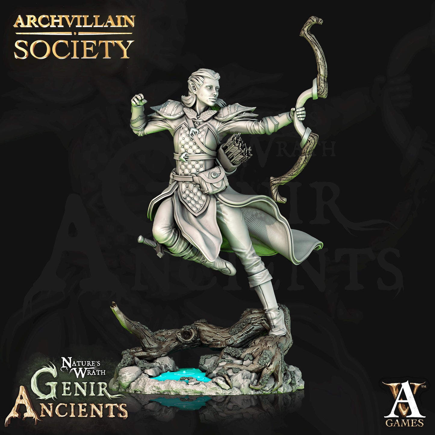 Archvillain Games : Archvillain Society Vol. X | 3D printed miniatures |Tabletop Games 32 mm | Dungeons and Dragons | Wargame | RPG