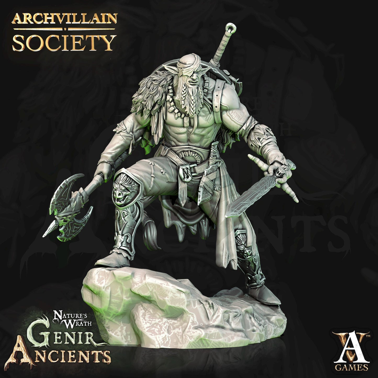 Archvillain Games : Archvillain Society Vol. X | 3D printed miniatures |Tabletop Games 32 mm | Dungeons and Dragons | Wargame | RPG